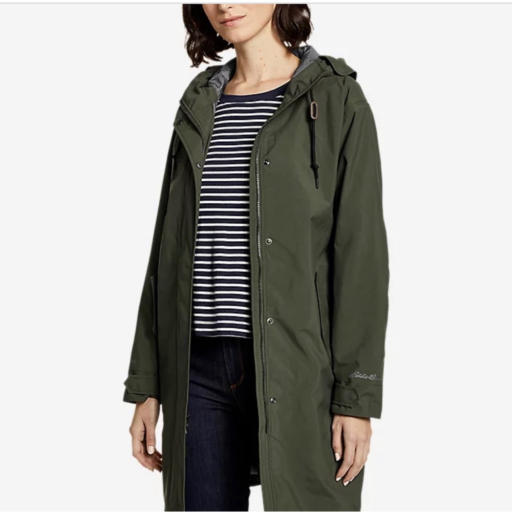 Eddie Bauer XL Port Townsend Trenchcoat Raincoat